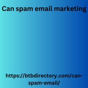 Can spam email marketing 