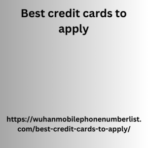 Best credit cards to apply 