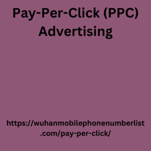 Pay-Per-Click (PPC) Advertising