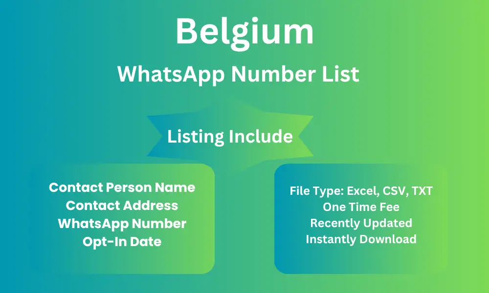 Belgium whatsapp number list