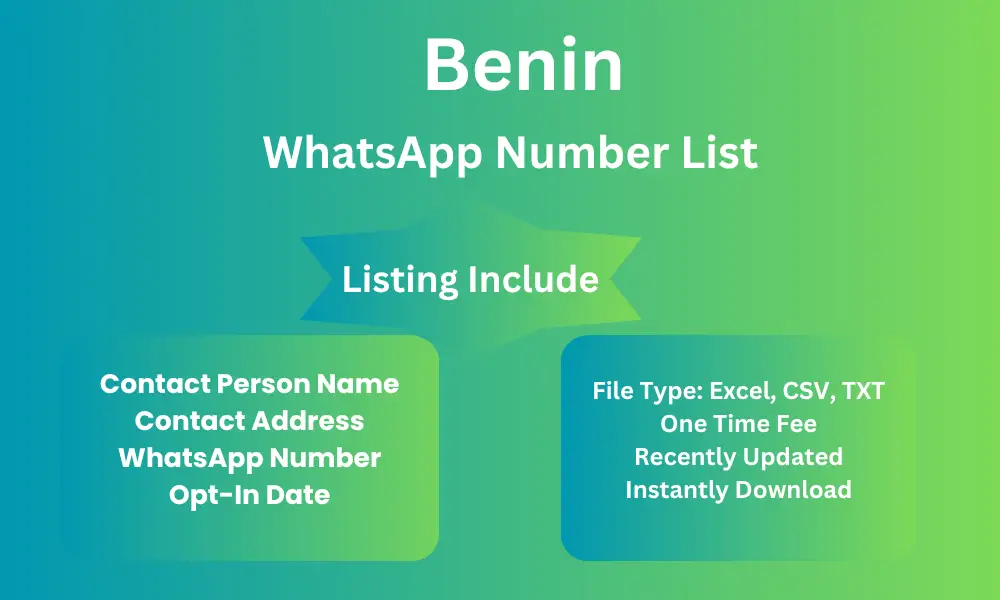 Benin whatsapp number list