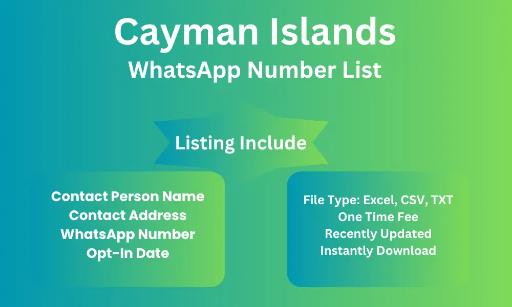Cayman Islands whatsapp number list