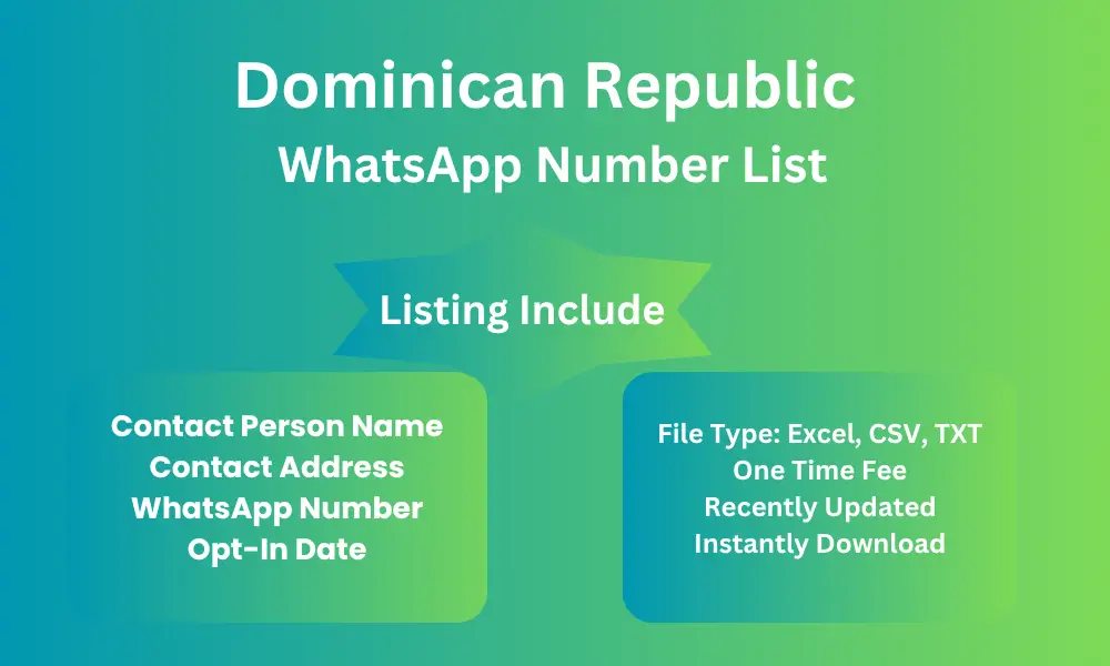 Dominican Republic whatsapp number list
