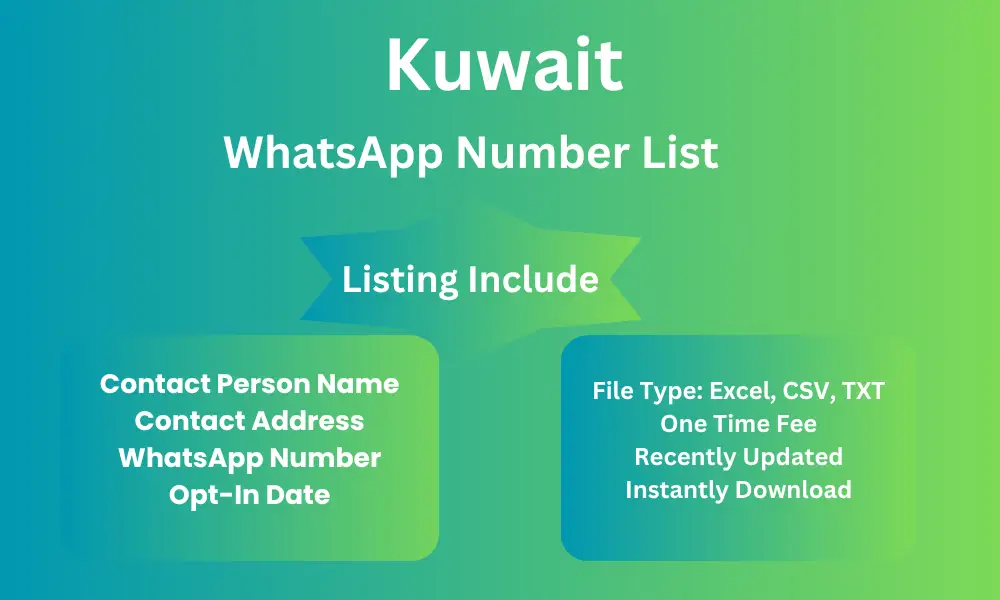 Kuwait whatsapp number list