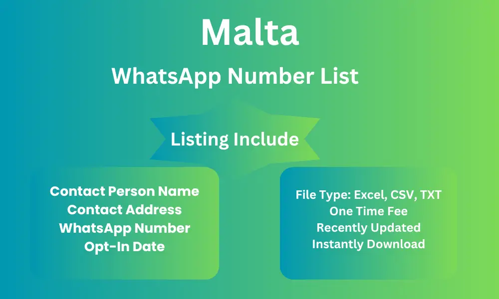 Malta whatsapp number list