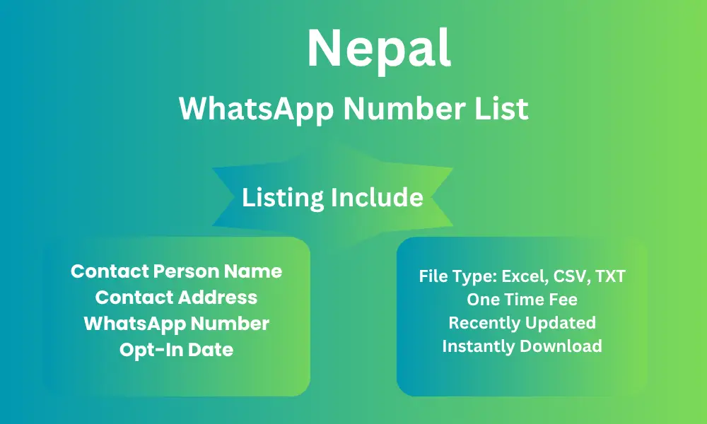 Nepal whatsapp number list