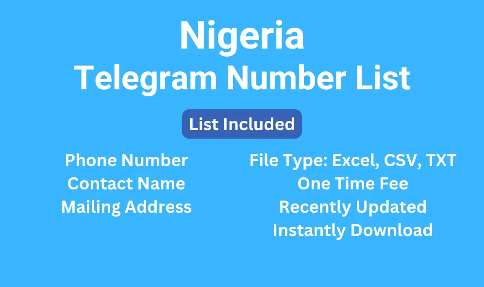 Nigeria telegram number list