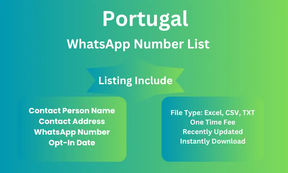 Portugal whatsapp number list