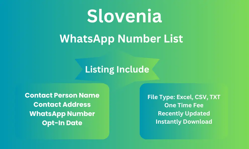 Slovenia whatsapp number list